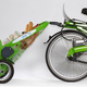 Illustration for article titled All-Terrain Grocery Cart Doubles As a Trailer Turning Rental Bikes Into Pickup Trucks